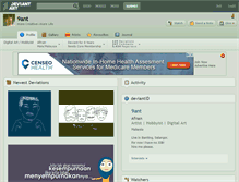 Tablet Screenshot of 9ant.deviantart.com