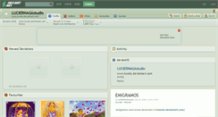 Desktop Screenshot of luciernagastudio.deviantart.com