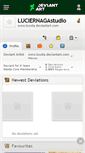 Mobile Screenshot of luciernagastudio.deviantart.com