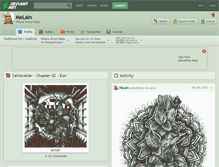 Tablet Screenshot of melain.deviantart.com