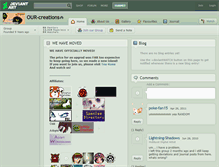 Tablet Screenshot of our-creations.deviantart.com