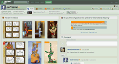 Desktop Screenshot of jonfreeman.deviantart.com
