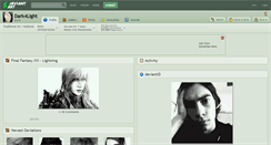 Desktop Screenshot of dark4light.deviantart.com