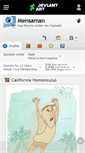 Mobile Screenshot of mensaman.deviantart.com