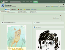 Tablet Screenshot of mensaman.deviantart.com