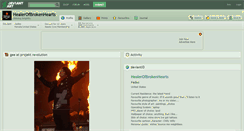 Desktop Screenshot of healerofbrokenhearts.deviantart.com