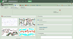 Desktop Screenshot of fashiontalent27.deviantart.com