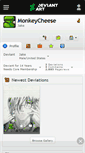 Mobile Screenshot of monkeycheese.deviantart.com
