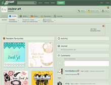 Tablet Screenshot of couleur-art.deviantart.com
