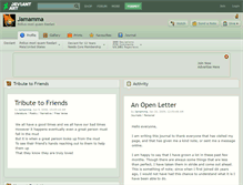 Tablet Screenshot of jamamma.deviantart.com