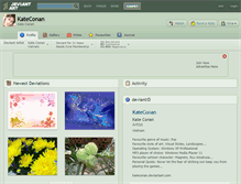 Tablet Screenshot of kateconan.deviantart.com