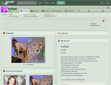 Tablet Screenshot of buffypii.deviantart.com