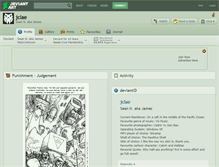 Tablet Screenshot of jclae.deviantart.com