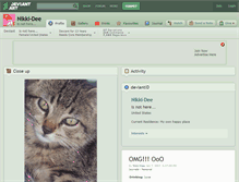 Tablet Screenshot of nikki-dee.deviantart.com