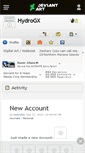 Mobile Screenshot of hydrogx.deviantart.com