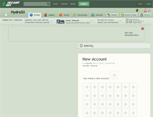 Tablet Screenshot of hydrogx.deviantart.com