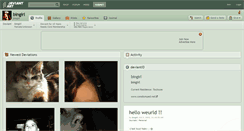 Desktop Screenshot of bingirl.deviantart.com