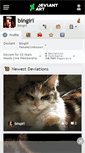 Mobile Screenshot of bingirl.deviantart.com