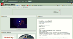 Desktop Screenshot of flamez-the-dragon.deviantart.com