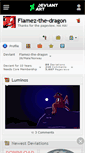 Mobile Screenshot of flamez-the-dragon.deviantart.com