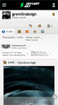Mobile Screenshot of gremlindesign.deviantart.com