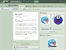 Tablet Screenshot of noes-a-club.deviantart.com