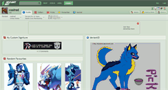 Desktop Screenshot of coolred.deviantart.com