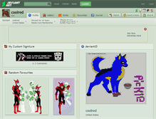Tablet Screenshot of coolred.deviantart.com