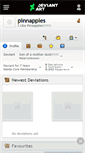 Mobile Screenshot of pinnapples.deviantart.com