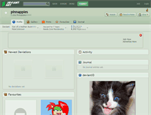 Tablet Screenshot of pinnapples.deviantart.com
