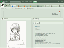 Tablet Screenshot of keywei.deviantart.com