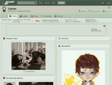 Tablet Screenshot of cierion.deviantart.com