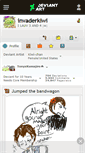 Mobile Screenshot of invaderkiwi.deviantart.com
