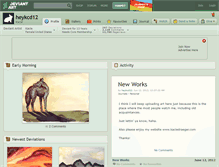 Tablet Screenshot of heykcd12.deviantart.com
