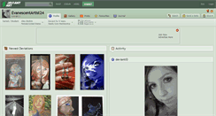 Desktop Screenshot of evanescentartist24.deviantart.com