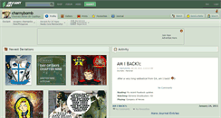 Desktop Screenshot of charnybomb.deviantart.com