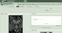 Desktop Screenshot of johnnymendoza95.deviantart.com