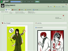 Tablet Screenshot of chiharusato22.deviantart.com