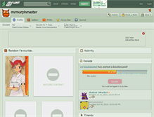 Tablet Screenshot of mrmurphmaster.deviantart.com