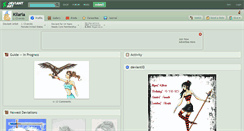 Desktop Screenshot of kilaria.deviantart.com