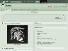 Tablet Screenshot of efenleot.deviantart.com