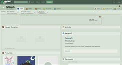 Desktop Screenshot of fatpeach.deviantart.com