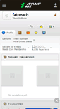 Mobile Screenshot of fatpeach.deviantart.com