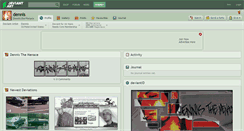 Desktop Screenshot of dennis.deviantart.com