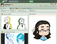 Tablet Screenshot of maripocket.deviantart.com