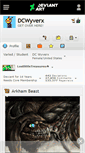 Mobile Screenshot of dcwyverx.deviantart.com