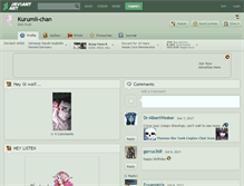 Tablet Screenshot of kurumii-chan.deviantart.com