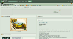 Desktop Screenshot of gothwolf-lucifur.deviantart.com