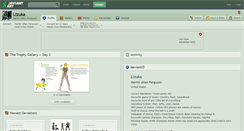 Desktop Screenshot of lizuka.deviantart.com