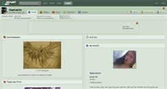 Desktop Screenshot of maenaren.deviantart.com